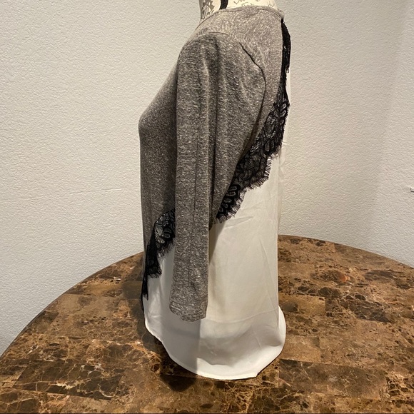 Xhilaration mixed media high-lo top - Picture 3 of 7